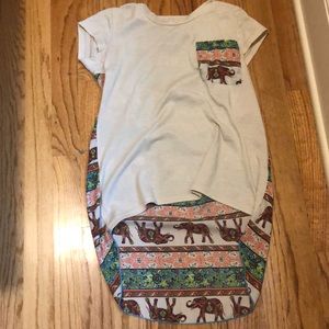 Elephant shirt adult extra small